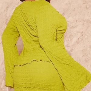 Bell sleeve cardigan